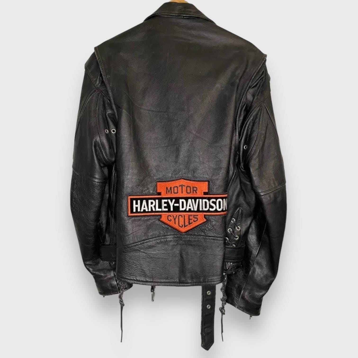 Vintage 80's Harley Davidson Leather Jacket - Etsy