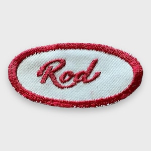 Vintage Patch Name Tag - Rod