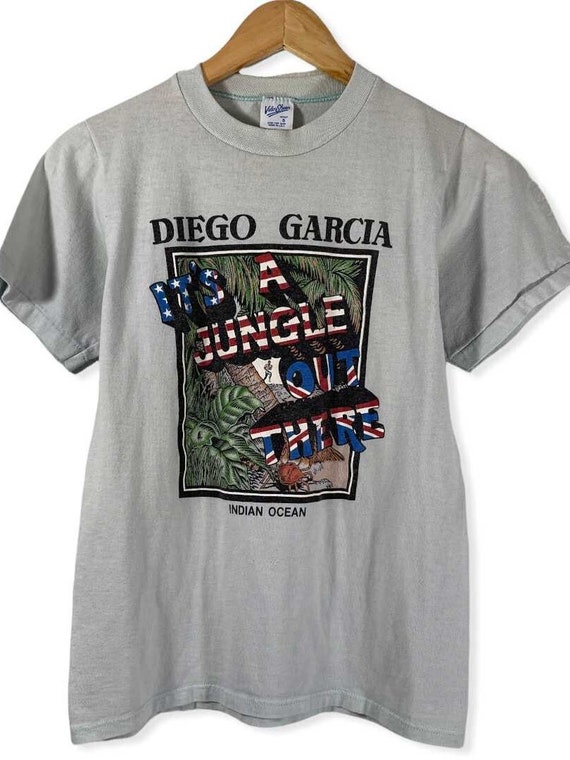 1980's Diego Garcia "It's A Jungle Out There" T-sh