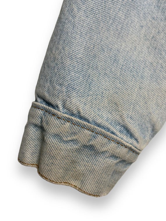 Vintage 1980s LEVI'S Sherpa Lined Denim Jacket Ma… - image 8
