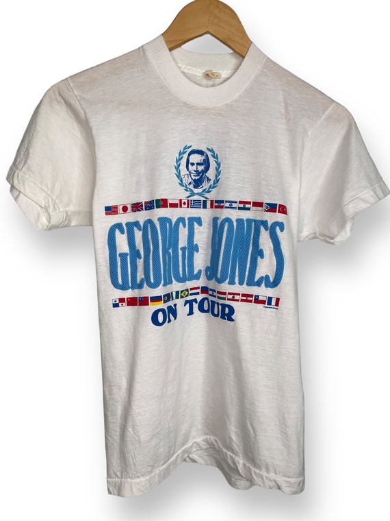 1988 George Jones On Tour Country Music T-shirt (S