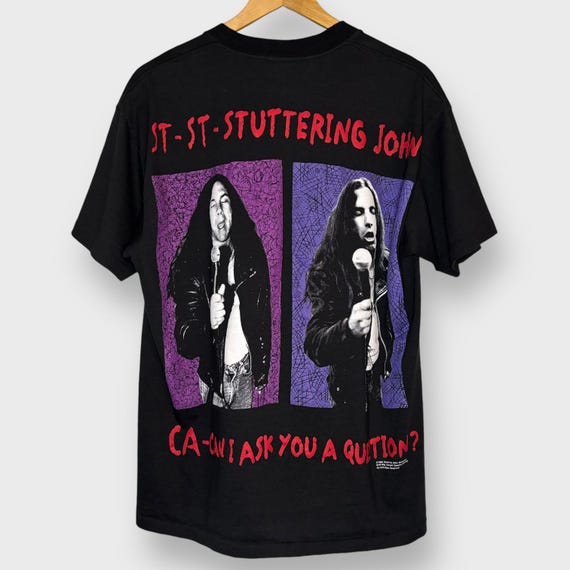 Vintage 1990s Stuttering John Howard Stern Show T-shirt (XL) - Etsy