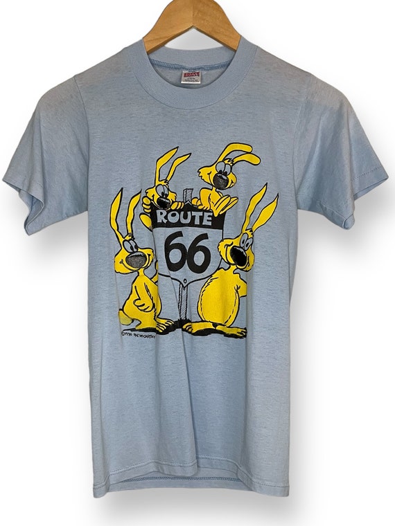 1990's Route 66 Illustrated Rabbit T-shirt (S)