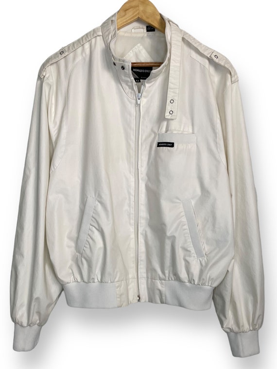 1980's All White Members Only Jacket (XL)