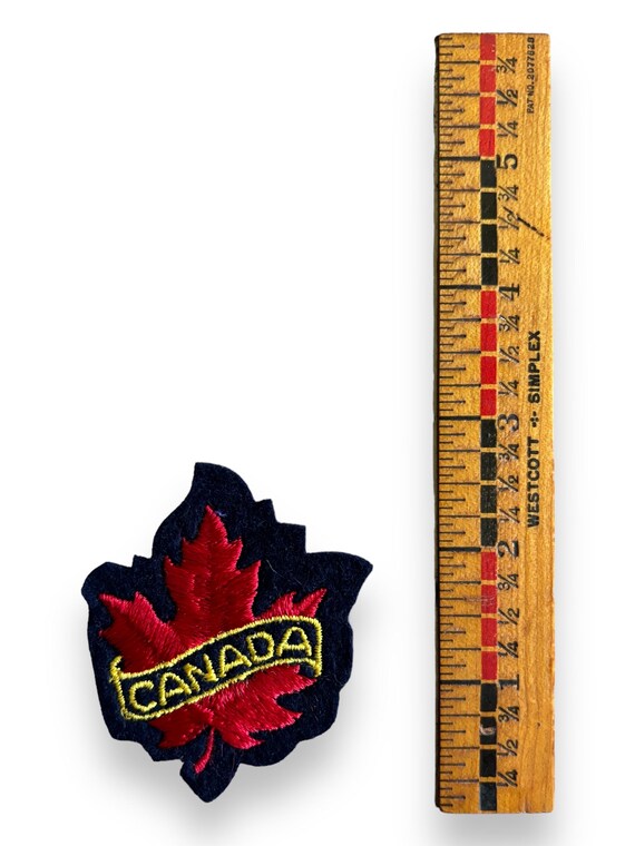 Vintage Canada Maple Leaf Patch - image 2