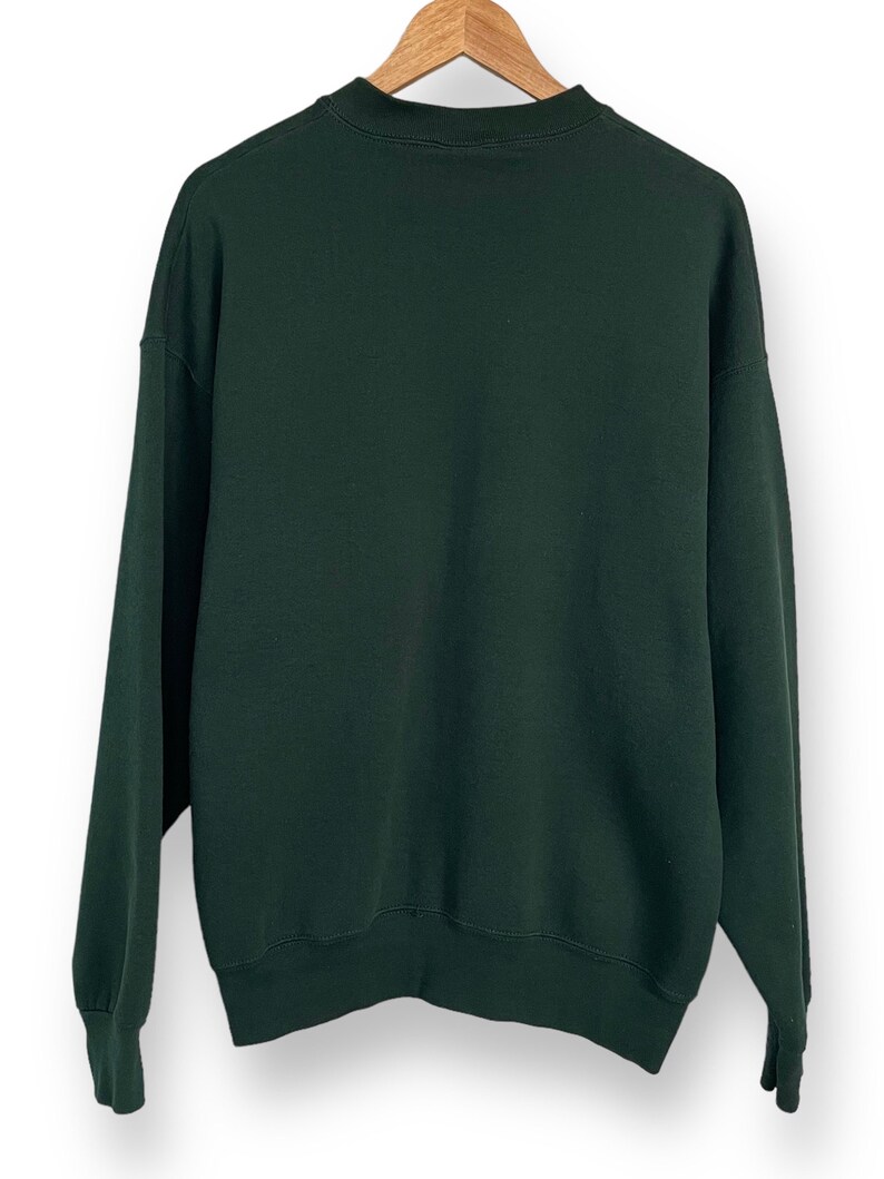 Vintage 1990s Green Crewneck Sweatshirt XL/XXL Etsy UK
