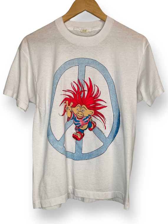 1990's Peace Symbol Troll T-shirt (XL)