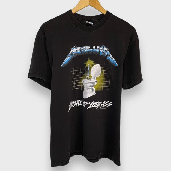 Vintage 1990s Metallica Metal up Your T-shirt (L) - Etsy