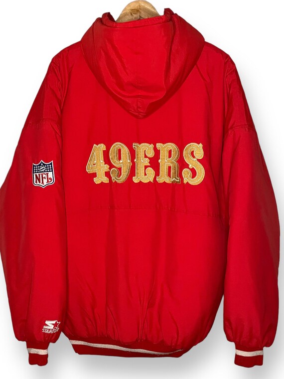 NFL San Francisco 49ers Reversible Jacket Black/Red (L) – Chop