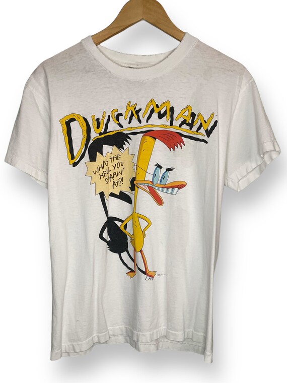 1990's DuckMan Distressed T-shirt (L) Stanley Desa