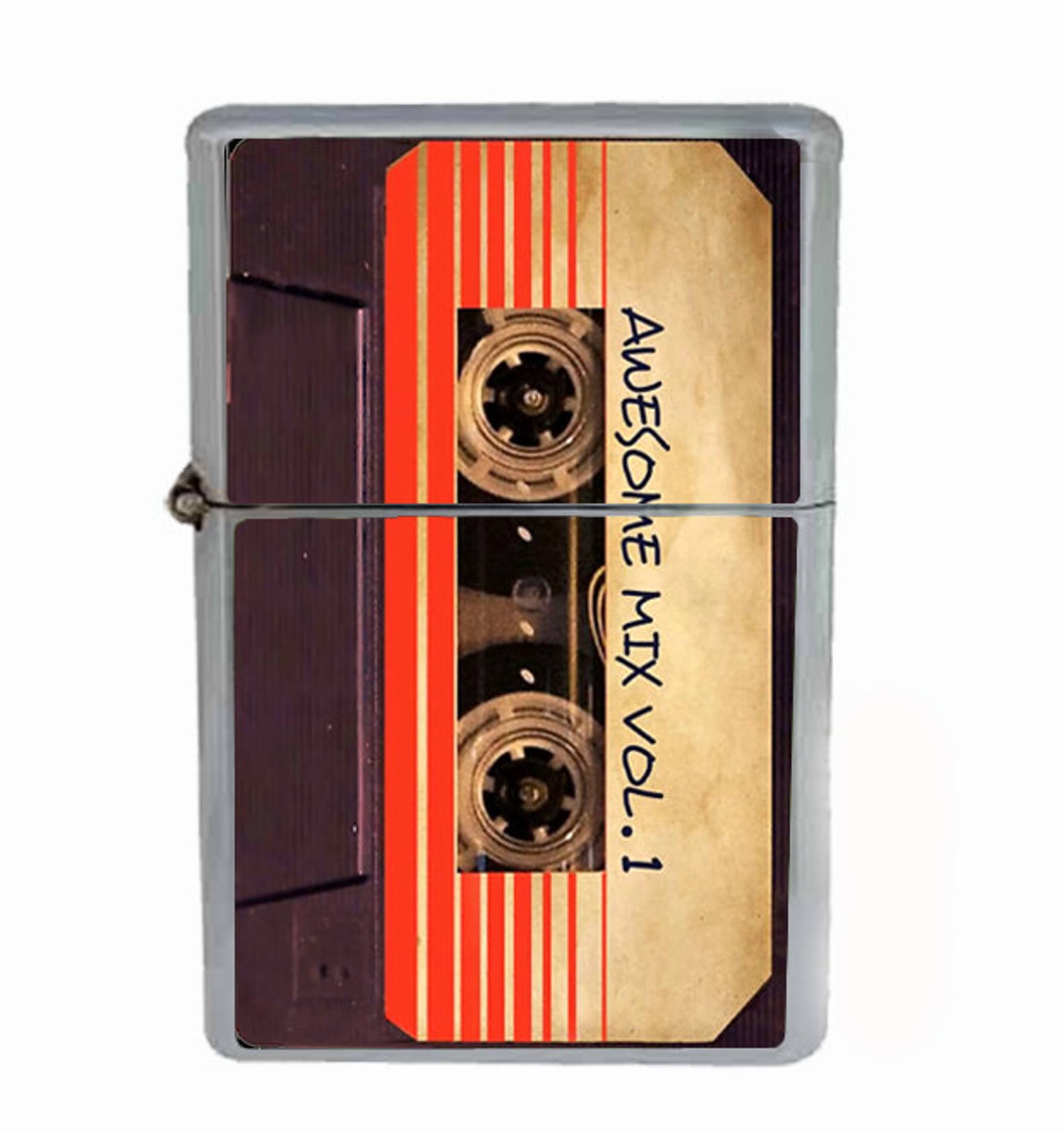 Cassette Tape Music Flip Top Oil Cigarette Lighter Etsy