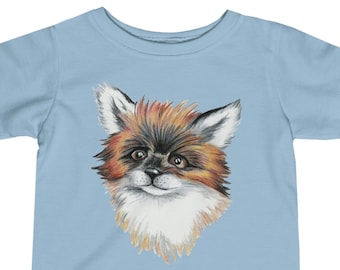 Infant Fox T-Shirt, One-of-a-Kind Baby Gift