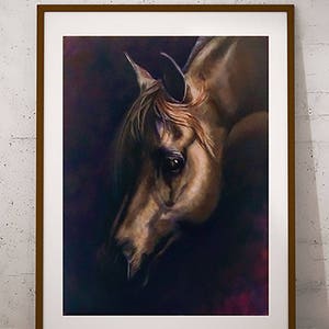 Horse Print Made From Original Oil Painting
