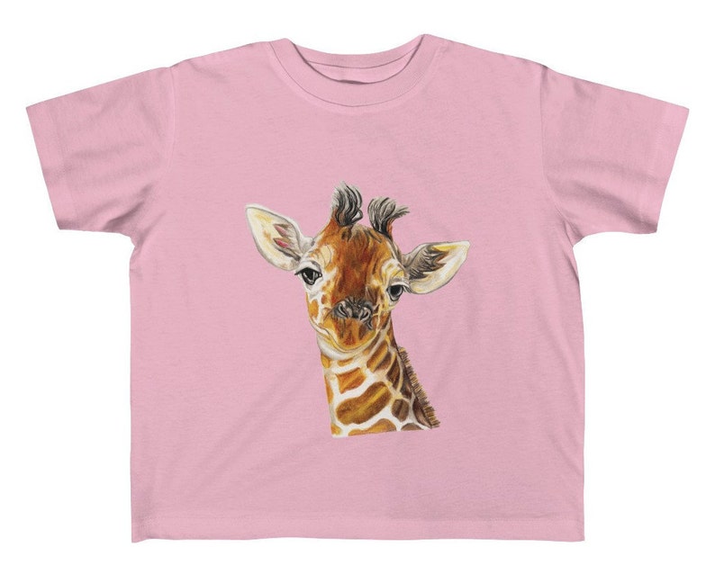 Toddler Giraffe TShirt OneofaKind Children's Shirt Etsy