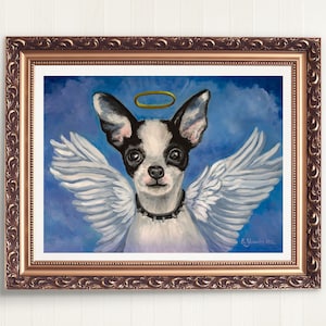 Retrato de mascota pintado a mano de una foto, pintura al óleo de gato de perro personalizada imagen 1