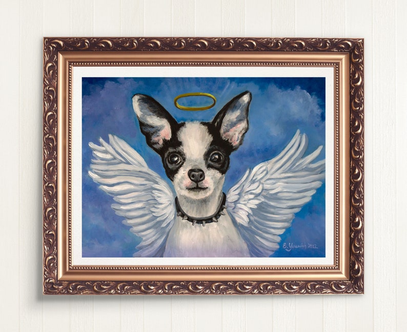 Retrato de mascota pintado a mano de una foto, pintura al óleo de gato de perro personalizada imagen 1