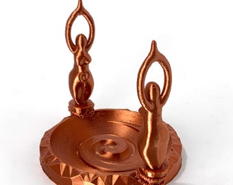 Spiral Goddess Offering Bowl, Spiral Goddess Altar Statue, Mother Earth Offering, Pagan Bowl, Wiccan Offering Plate, Altar Decor