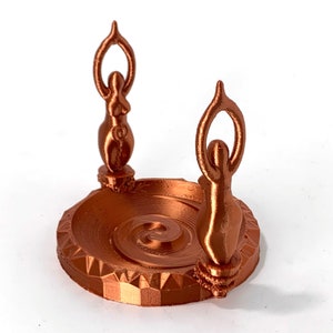 Bol d&#39;offrandes en spirale de la déesse, statue d&#39;autel de la déesse en spirale, offrande de la Terre nourricière, bol païen, assiette d&#39;offrandes wicca, décor d&#39;autel