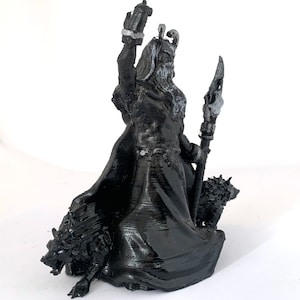 Odin statue, Wotan, Woden, Norse Statue, Viking God, Wiccan art, altar decor, Norse Witchcraft, Odin the All-father, Wednesday
