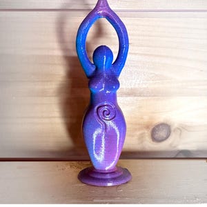 Spiralgöttin, Altar Statue, Gaia, Mutter Erde, Heidnische Statue, Mythologie, Wicca Symbol, Altar Dekoration, Mondgöttin, 11+ Neue Farben