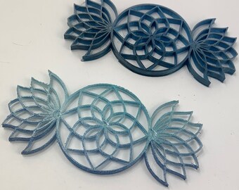 The Lotus Meditation Altar, Triple Goddess, Yoga Decor, Calming Symbol, Healing Sigil, Pagan Art, Wiccan Sculture, Zen Art