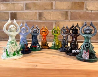 Wee Wheel of the Year, Miniature Storybook Goddess Collection for Happy Seasonal Celebrations, a Magical Gift for a Witchy Soul