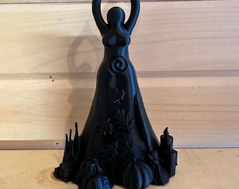 DIY Paint your own Samhain Goddess, white base goddess for personalization customization, Wheel of the Year, Witchcraft Supplies