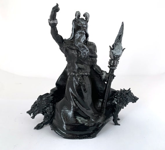 Odin statue, Wotan, Woden, Norse Statue, Viking God, Wiccan art, altar decor, Norse Witchcraft, Odin the All-father, Wednesday