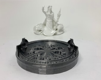 Odin Ofrenda Bowl, Runes Bowl, Estatua del Altar Odin Allfather, Ofrenda Nórdica, Cuenco Nórdico, Plato de Ofrenda Vikinga, Decoración del Altar, Seidr, seiðr