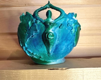 Earth Offering Bowl, Earth Goddess, Crystal Display, Gaia Offering, Pagan Goddess, Witchcraft, Gifts for Witches, Made by My Ritual Magic