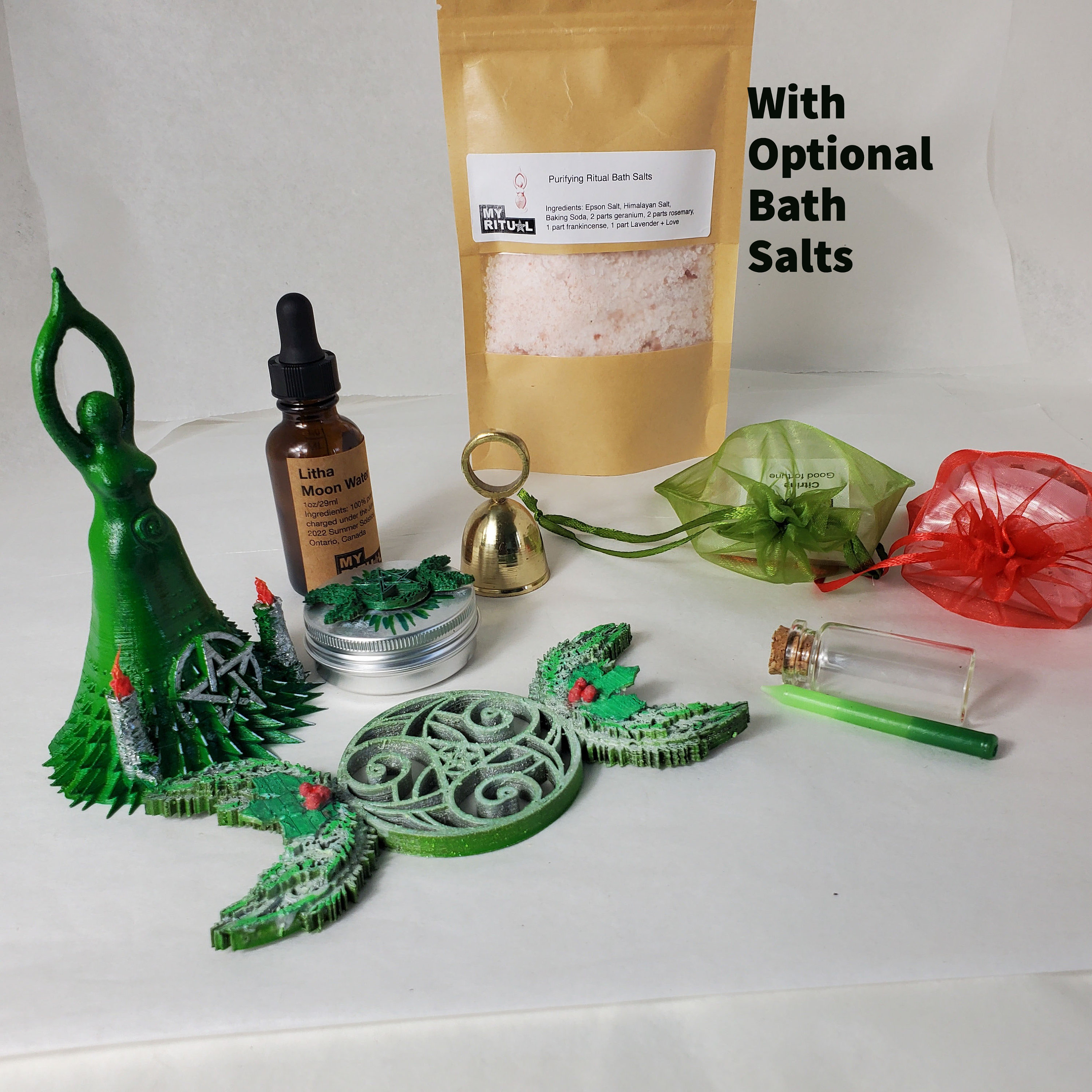 Yule Ritual Kit, Celebrate Pagan Yule, Winter Solstice, Winter Goddess ...