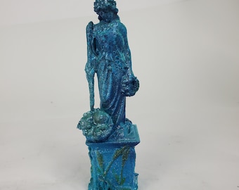 Demeter Statue, Harvest Goddess Figurine, Greek Goddess, Mabon, Mother Goddess, Pagan Deity, Witchy Equinox, Pagan, Wiccan Witchcraft