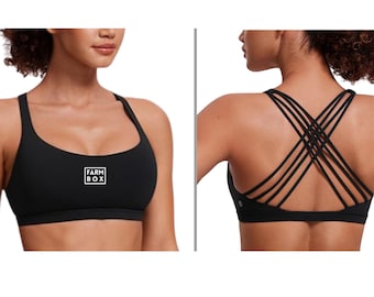 Strappy Farm Box Sports Bra