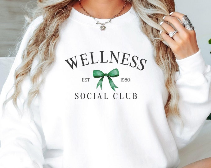 Featured listing image: Wellness Club Sweatshirt EST 1980