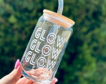 GLOW Glass Can 16oz | Gut Glow Shot | Green Gut Glow