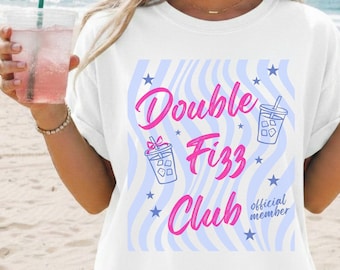 Double Fizz Club Tshirt Comfort Color Tee
