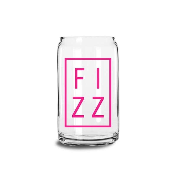 FIZZ Glass 16oz Gut Glow Shot Green Gut Glow Greens Shot FIZZ Gift