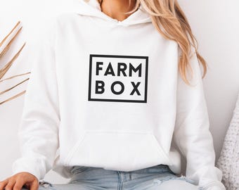 Farm Box Hoodie Sweatshirt OG Design