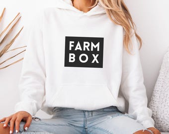 Farm Box Hoodie Sweatshirt
