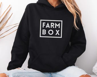 Farm Box Hoodie Sweatshirt OG Design
