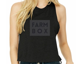 Crop Racerback Tank - Farm Box