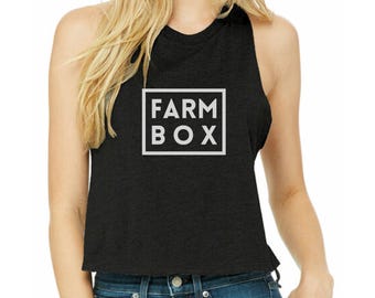 Crop Racerback Tank - Farm Box