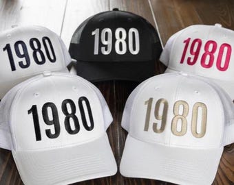1980 Embroidered Trucker Hats