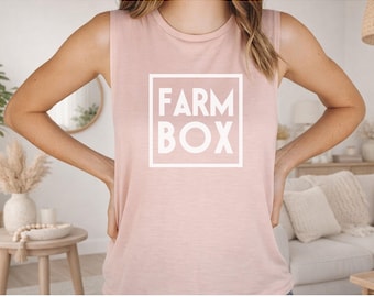 Flowy Muscle Tanks - Farm Box