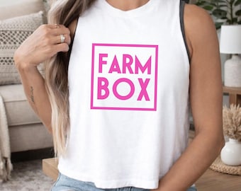 Crop Racerback Tank - Farm Box