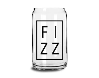 FIZZ Glass 16oz Gut Glow Shot Green Gut Glow Greens Shot FIZZ Gift