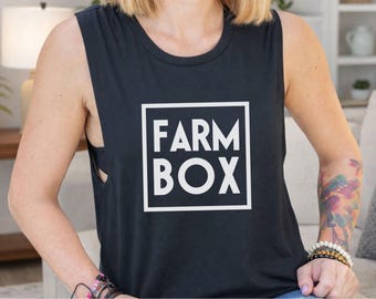 Flowy Muscle Tanks - Farm Box