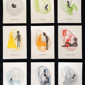 Letterpress Print Set - This is Not A Book 5 Year Anniversary Limited Edition
