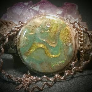 Polymer Clay pendant, , jewelry component, clay jewelry, clay charm, large pendant, clay pendant, focal pendant