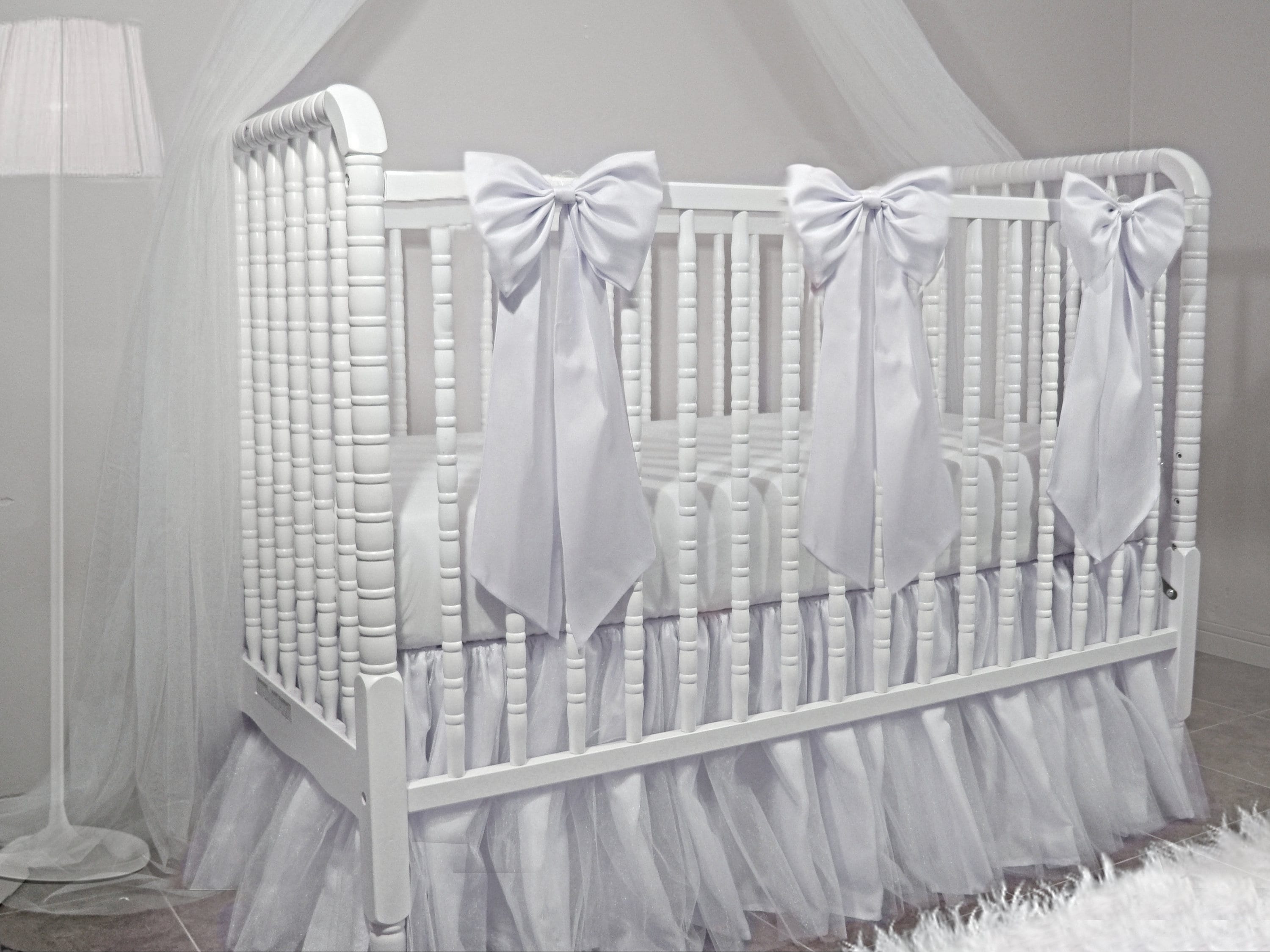 Flowy hot sale crib skirt